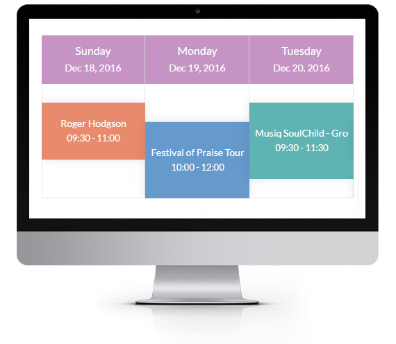 Tiva Timetable Features